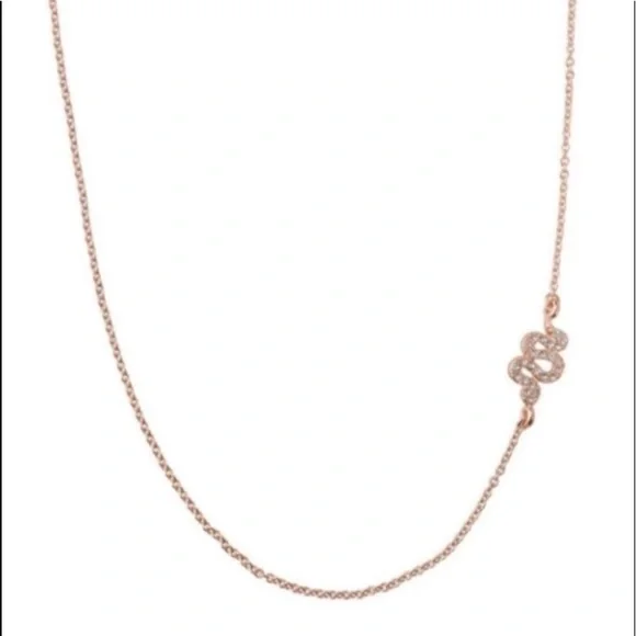 Stella & Dot | Delicate Dainty Rose Gold Sidewinder Snake Necklace Retir… - Picture 5 of 12
